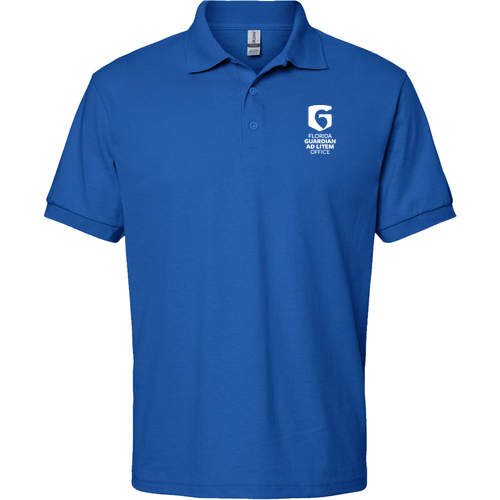 Unisex Royal Blue Gildan Polo Shirt