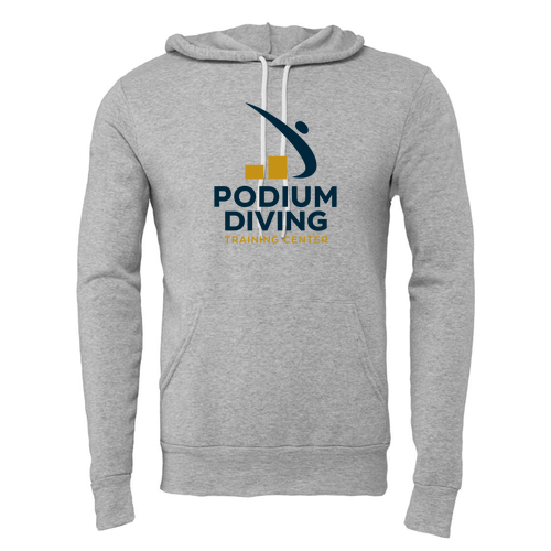 BELLA + CANVAS Sponge Fleece Hoodie -- Athletic Heather