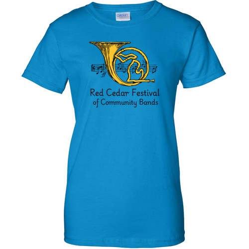 Gildan Ultra Cotton Ladies Basic T-Shirt -- Sapphire