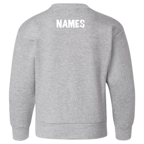 Youth Crewneck Sweatshirt -- Light Steel