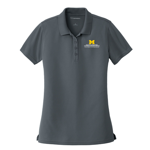 Ladies Port Authority Dry Zone UV Micro Mesh Polo -- Graphite, $25