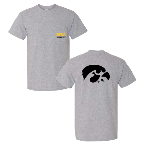 Gildan Heavy Cotton Adult Tee with Pocket -- Sport Grey