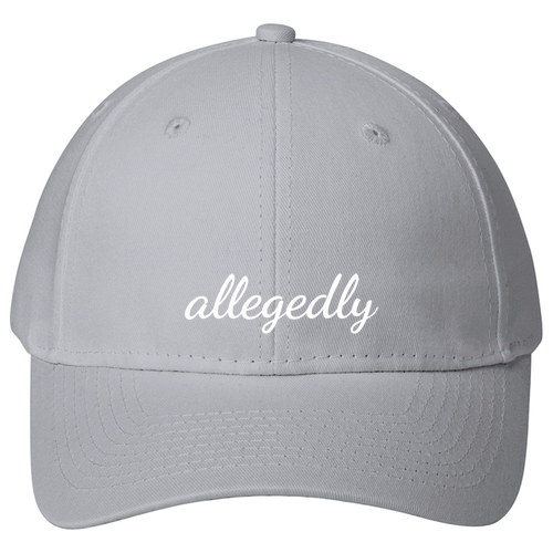 Port and Company 6-panel Twill Hat -- Silver (Embroidery)