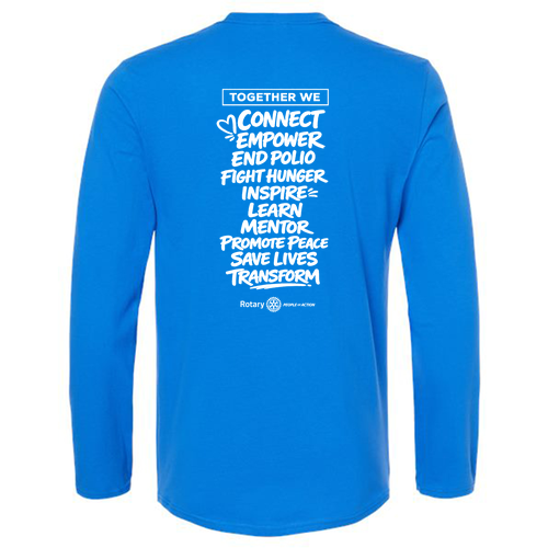 Gildan Softstyle Longsleeve T Shirt -- Royal
