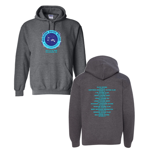 Gildan Heavy Blend Hooded Sweatshirt -- Dark Heather