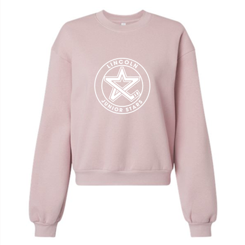 Women's Junior Stars Crewneck Sweatshirt -- Blush