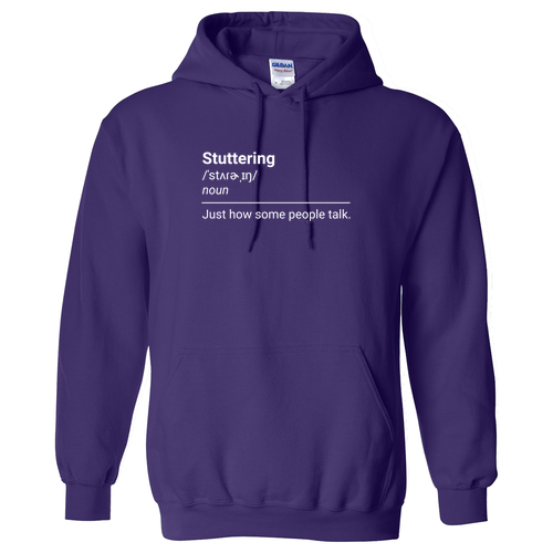 Gildan Heavy Blend Hooded Sweatshirt -- Purple