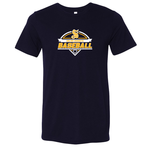 Bella Canvas Triblend Short Sleeve T-Shirt -- Solid Navy Triblend
