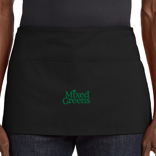 Port Authority Waist Apron w/Pockets -- Black