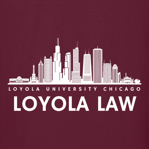 Chicago Skyline Crewneck Sweatshirt -- Maroon