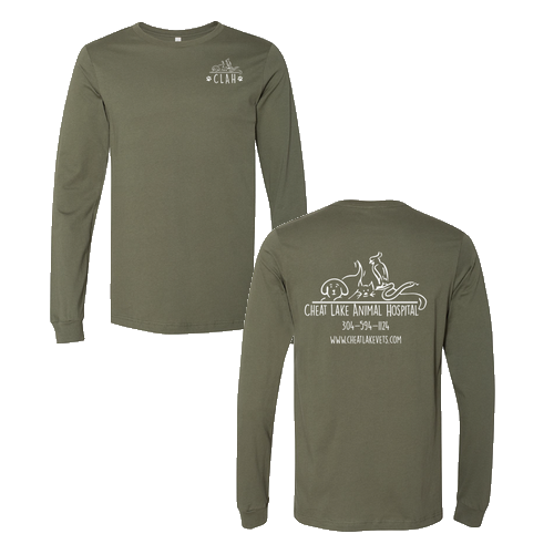 Bella Canvas Unisex Jersey Longsleeve Tee -- Military Green