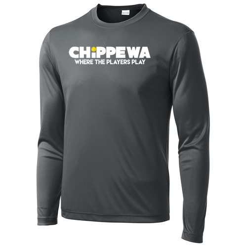Sport Tek Long Sleeve Wicking Competitor -- Iron Grey