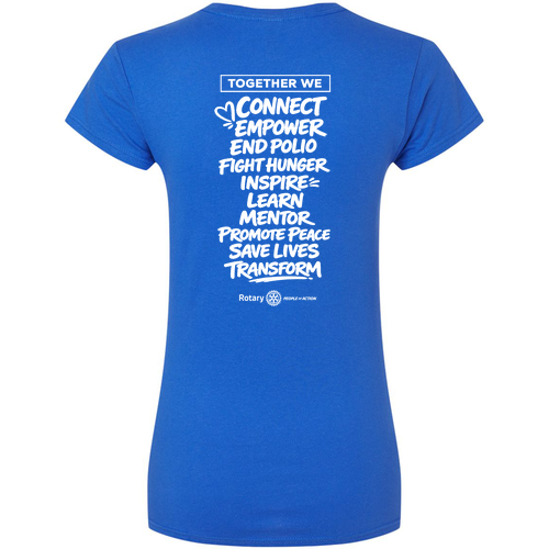 Gildan Ladies Softstyle T-Shirt -- Royal