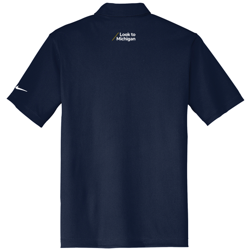 Nike Golf Dri Fit Vertical Mesh Polo -- Marine