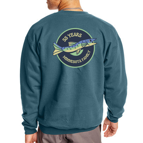 Hanes 90/10 Ultimate Cotton Crew Sweat -- Cactus