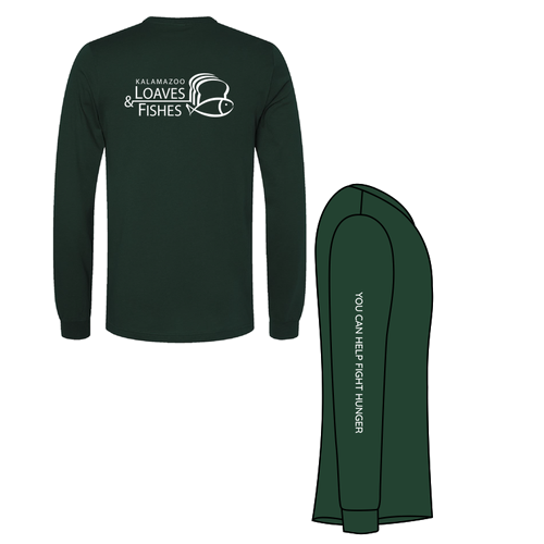 Bella Canvas Unisex Jersey Longsleeve Tee -- Forest