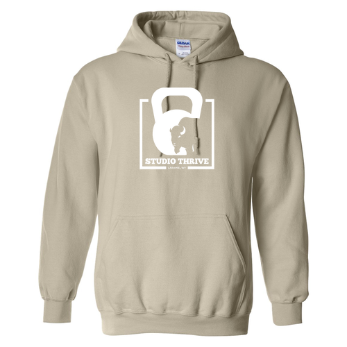 Gildan Heavy Blend Hooded Sweatshirt -- Sand
