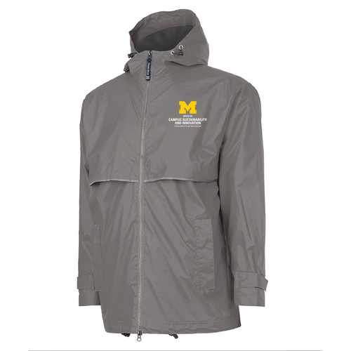 Charles River New England Rain Jacket -- Grey, $69