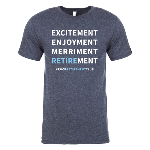 Excitement Enjoyment Merriment Retirement -Vintage