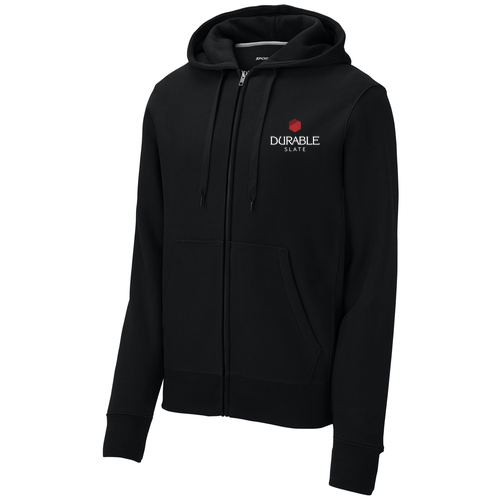 Sport-Tek Super Heavyweight Full-Zip Hooded Sweatshirt -- Black