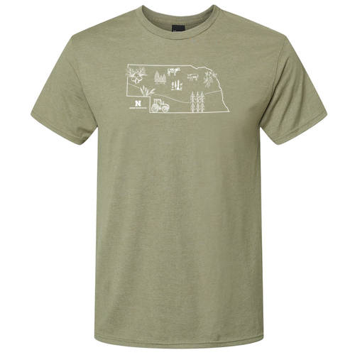 Hanes Perfect-T Ring Spun T-Shirt -- Oregano Heather