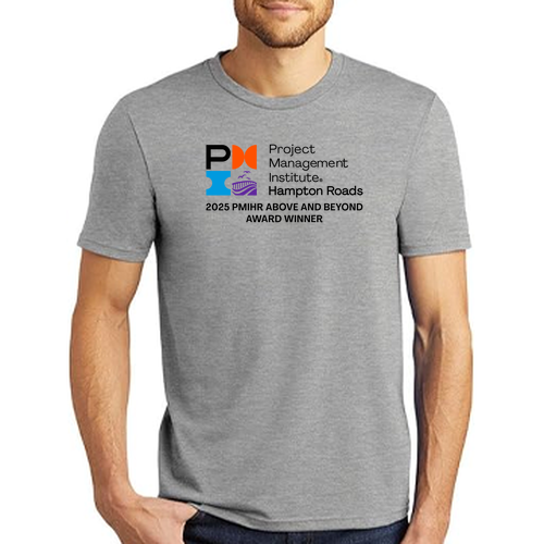 District Made Mens Perfect Tri Crew Tee -- Heathered Grey