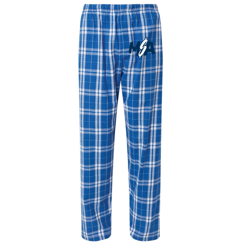 Boxercraft Men's Harley Flannel Pant With Pockets -- Royal / Silver