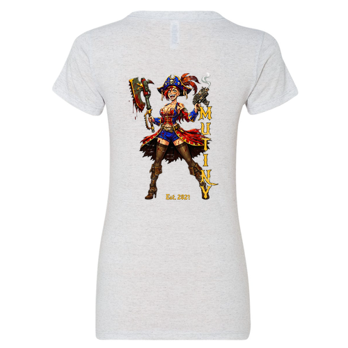 Bella Canvas Ladies' Triblend Short-Sleeve T-Shirt -- White Fleck