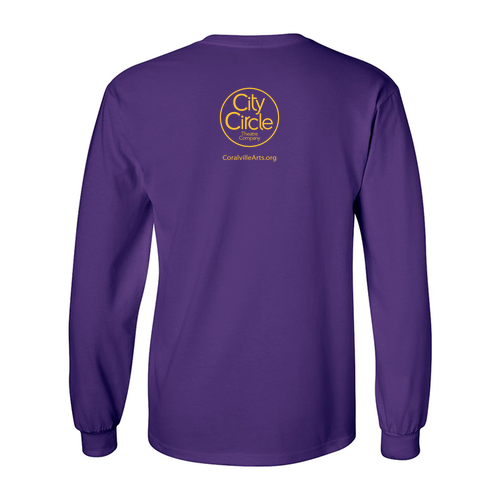 Gildan Ultra Cotton Longsleeve Basic T-Shirt -- Purple