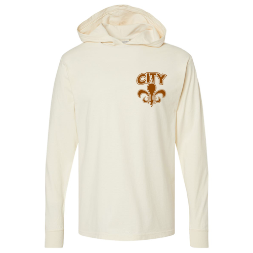 ComfortWash Unisex Jersey Hooded Sweatshirt -- Parchment