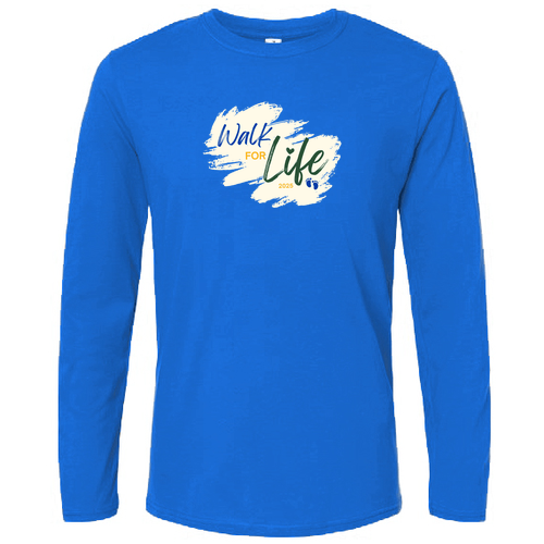 Gildan Adult Softstyle Long Sleeve T Shirt -- Royal