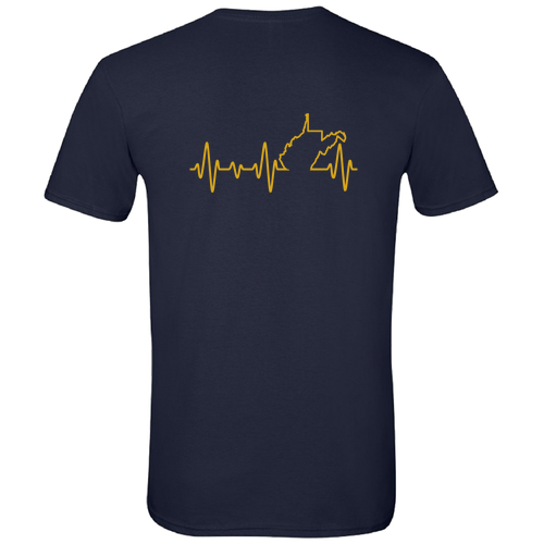 Screen Printed Gildan SoftStyle T-Shirt -- Navy