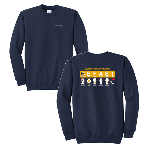 Port and Company Classic Crewneck Sweatshirt -- Navy