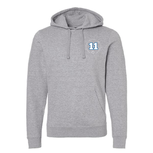 J America Unisex BTB Fleece Hooded Sweatshirt -- Oxford