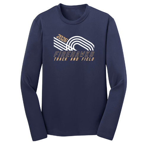 Sport Tek Youth Long Sleeve PosiCharge Competitor Tee -- True Navy