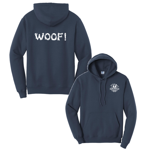 Port and Company Core Fleece Pullover Hooded Sweatshirt -- Navy