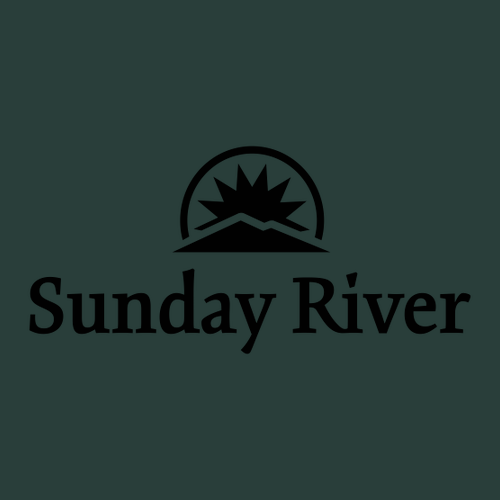 Sunday River Logo 2 Black Ink -- Long Sleeve Forest