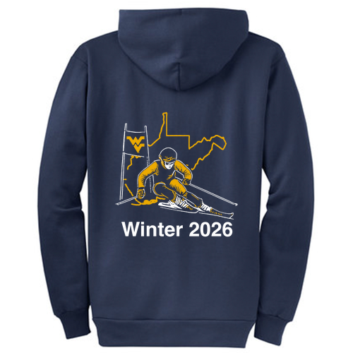 Port and Company Classic Full Zip Hooded Sweatshirt -- Navy