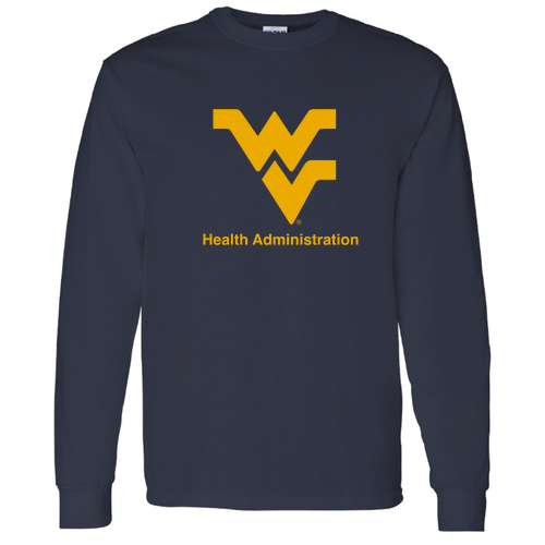 Gildan Heavy Cotton Longsleeve Basic T-Shirt -- Navy