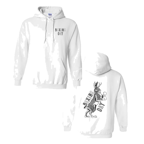 Gildan Heavy Blend Hooded Sweatshirt -- White