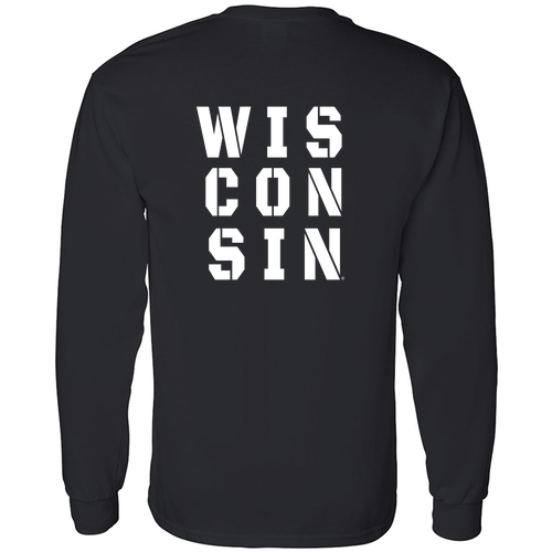 Gildan Heavy Cotton Longsleeve Basic T-Shirt -- Black