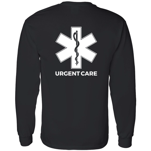 Gildan Heavy Cotton Longsleeve Basic T-Shirt -- Black