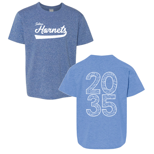 Youth Gildan Softstyle T-Shirt -- Heather Royal