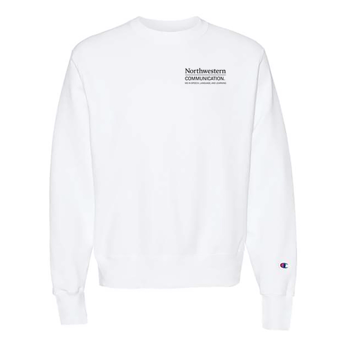 Champion Reverse Weave Crewneck Sweatshirt -- White