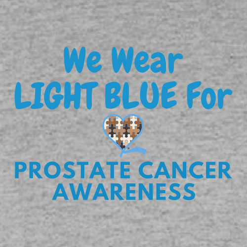 Prostate Cancer Awareness Hoodie -- Sport Grey