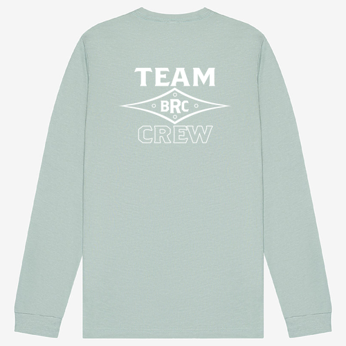 Bella+Canvas Unisex Heather Cvc Long Sleeve Tee- Heathers -- Heather Dusty Blue