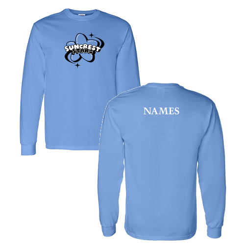 Gildan Heavy Cotton Longsleeve Basic T-Shirt -- Carolina Blue