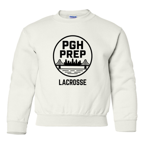 Youth Heavy Blend Crew Neck Sweatshirt -- White
