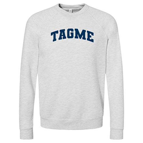 Bella Canvas Unisex Fleece Raglan Sweatshirt -- Ash