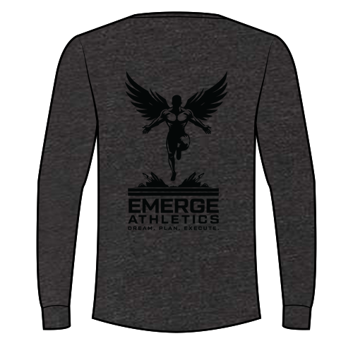 Jerzees Dri-Power Active Adult Long sleeve Tee -- Black